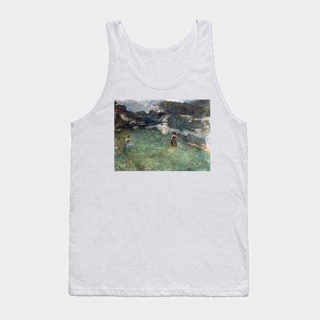 Thomas Wilmer Dewing The Hermit Thrush Tank Top by pdpress